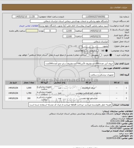 استعلام ایروی آبی تعداد1000عددوایروی 3آبی1700عددوایروی سایز صفر تعداد200عدد