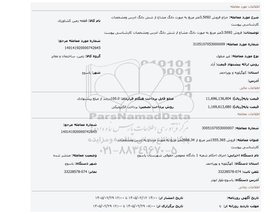 مزایده، فروش 3.5092متر مربع به صورت دانگ  مشاع از شش دانگ  ادرس ومشخصات کارشناسی پیوست