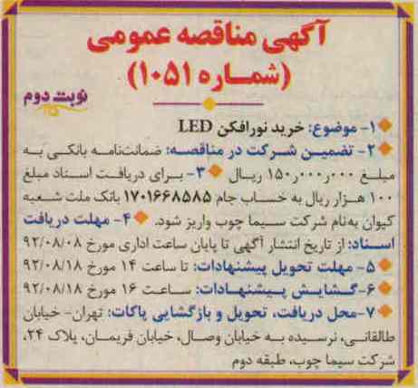 خرید نورافکن LED