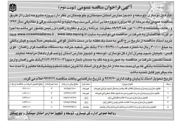 مقاوم سازی و بهسازی مدرسه