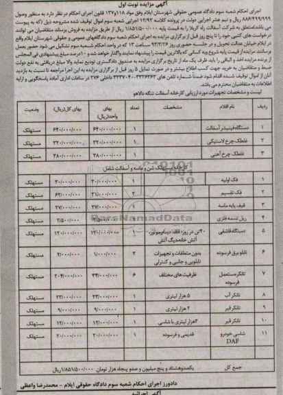 فروش دستگاه فینیشر آسفالت و ...