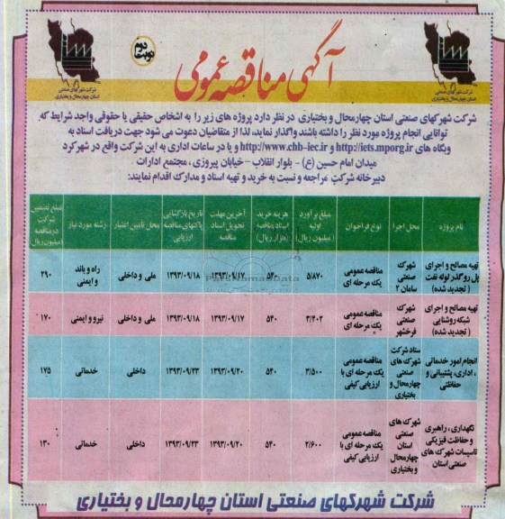 آگهی مناقصه عمومی , مناقصه تهیه مصالح و اجرای پل رو گذر