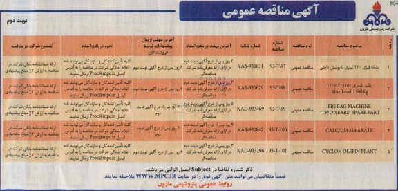 آگهی مناقصه عمومی , مناقصه  بشکه فلزی 220 لیتری با چوشش داخلی