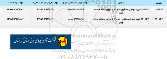  مناقصه  خرید ناودانی سنگین نمره 12 