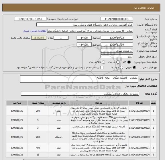 استعلام بشقاب   قاشقو چنگال    پیاله  قابلمه  