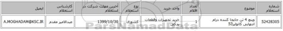 وینچ 4 تن جابجا کننده درام انتهایی کانوایر53