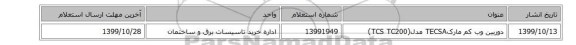 دوربین وب کم مارکTECSA  مدل(TCS TC200)