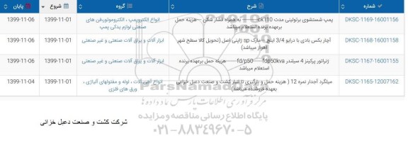 استعلام پمپ شستشوی برتولینی و...