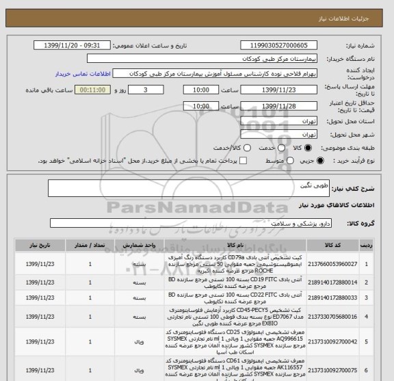 استعلام طوبی نگین