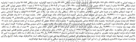 مزایده،مزایده فروش سه دانگ  سرقفلی یک باب مغازه جزء  پلاک ثبتی 19081/3526 