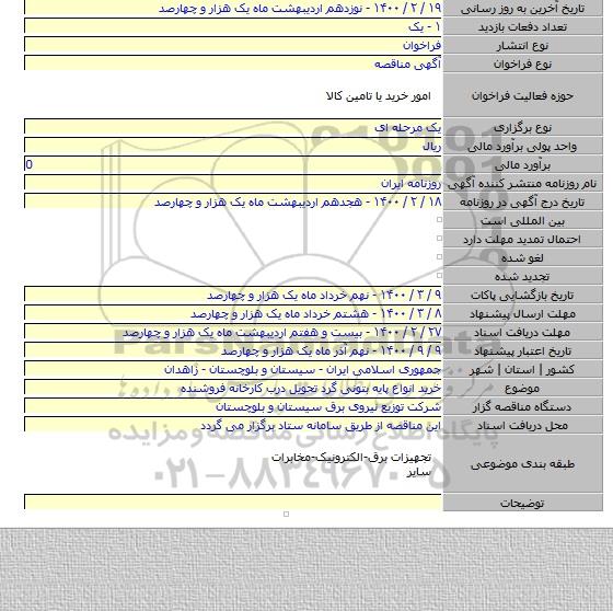 خرید انواع پایه بتونی گرد تحویل درب کارخانه فروشنده