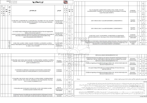 استعلام کلید حرارتی 