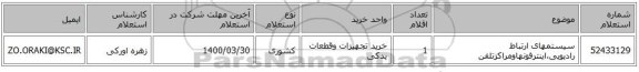 سیستمهای ارتباط رادیویی،اینترفونهاومراکزتلفن