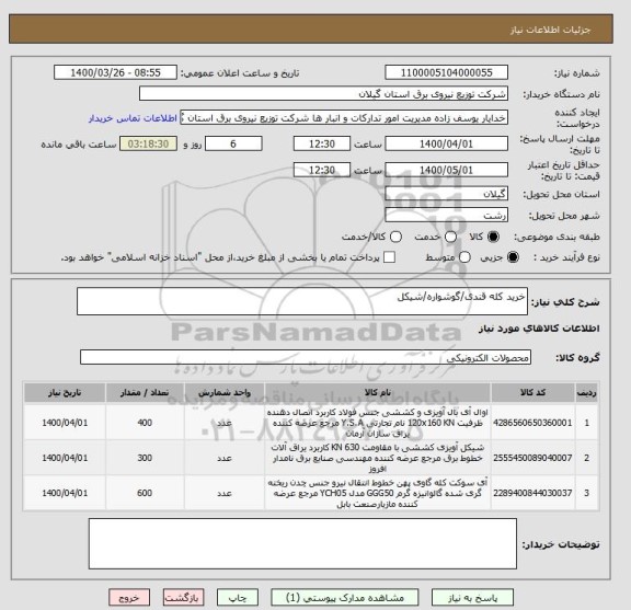 استعلام خرید کله قندی/گوشواره/شیکل