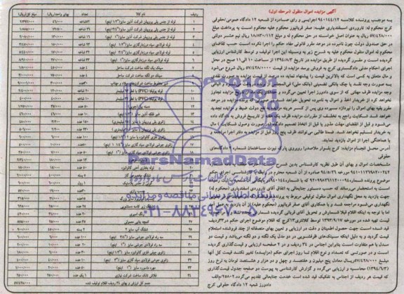 مزایده,مزایده  لوله از جنس پلی پروپیلن- لوله فولادی سیا درزدار گازی و....