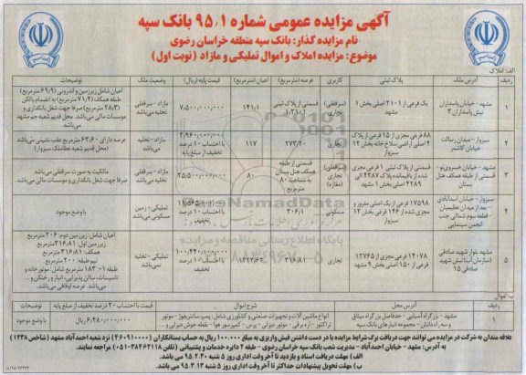 مزایده,مزایده املاک و انواع ماشین آلات و تجهیزات صنعتی