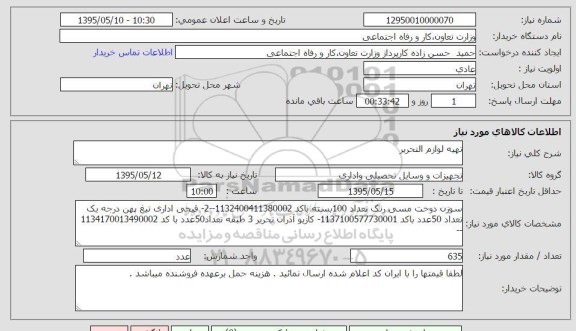 استعلام, استعلام سوزن دوخت مسی رنگ....