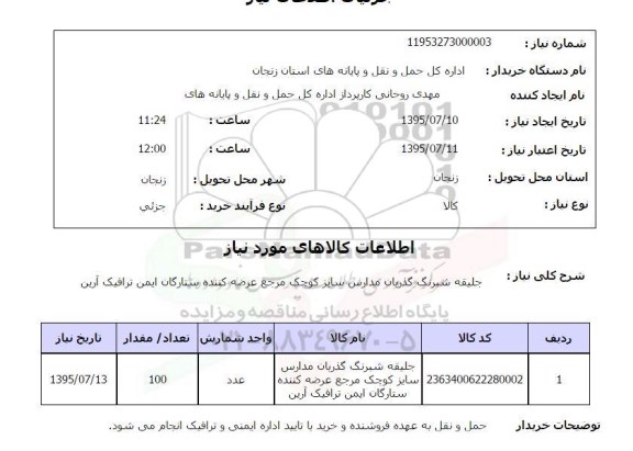 استعلام,استعلام جلیقه شبرنگ گذربان مدارس