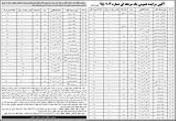 مزایده , مزایده فروش 55 دستگاه خودروهای فرسوده و اسقاطی  - نوبت دوم 