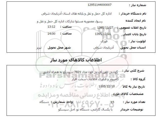 استعلام , استعلام گوشی تلفن آی پی فون مدل 7821 سیسکو به همراه آداپتور