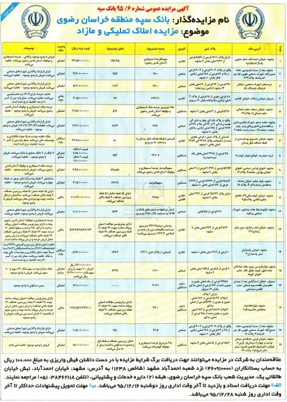 مزایده,مزایده املاک تملیکی و مازاد کاربری تجاری مسکونی صنعتی