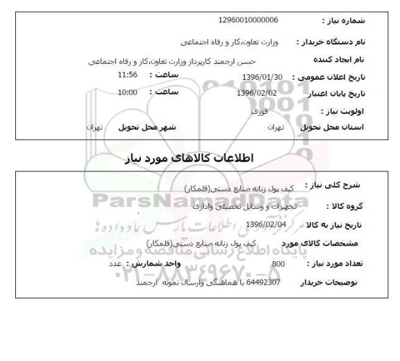 استعلام کیف پول زنانه