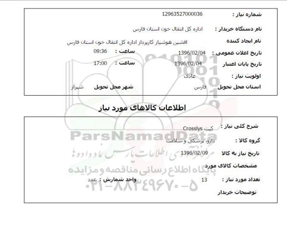 استعلام، کیت crosslys 