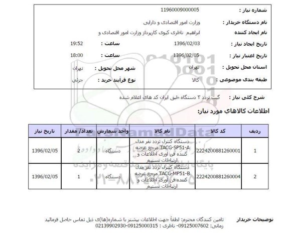 استعلام, استعلام  گیت تردد 