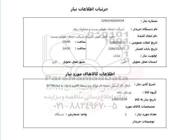 استعلام اجاق گاز استیل صفحه ای توکار 