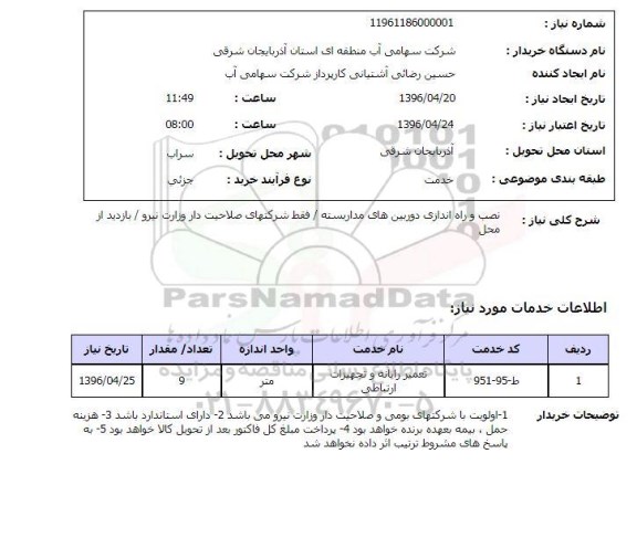 استعلام , استعلام  نصب و راه اندازی دوربین های مداربسته