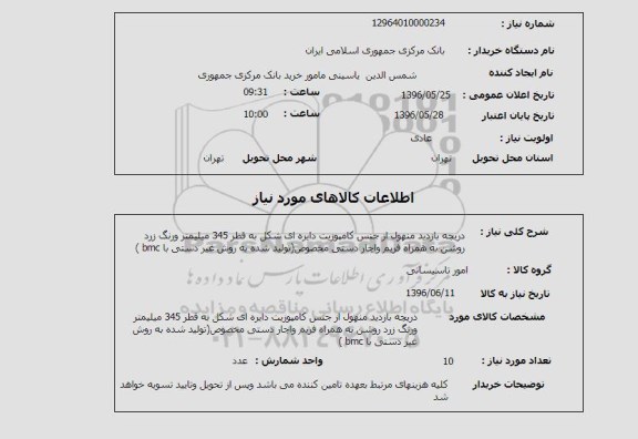 استعلام دریچه بازدید منهول