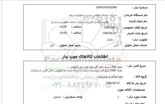 استعلام چای گلستان قرمز نیم کیلویی 