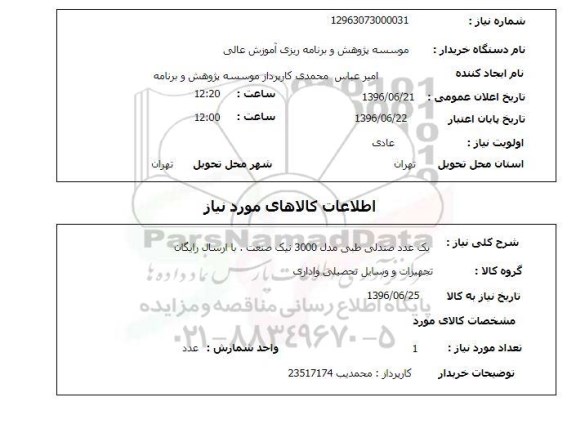 استعلام ,استعلام یک عدد صندلی طبی مدل 3000 نیک صتعت با ارسال رایگان 