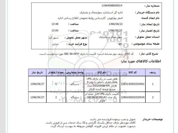 استعلام ,استعلام کابینت باتری ups 