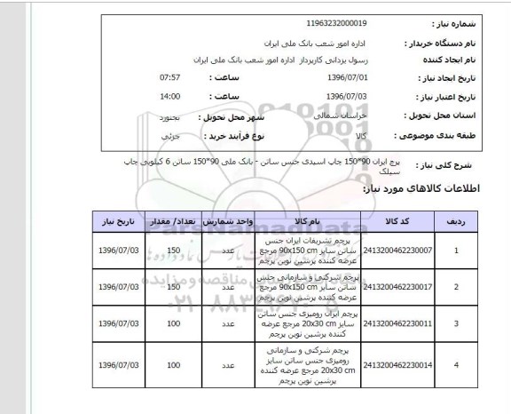  استعلام پرچم 96.7.1