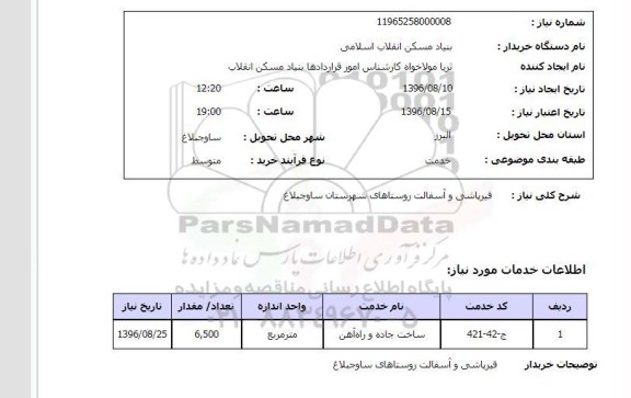 استعلام , استعلام قیرپاشی و آسفالت