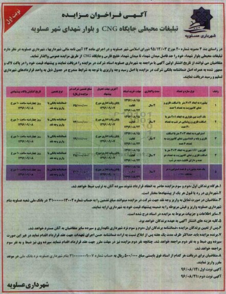 اگهی مزایده ,  مزایده بیلبورد 