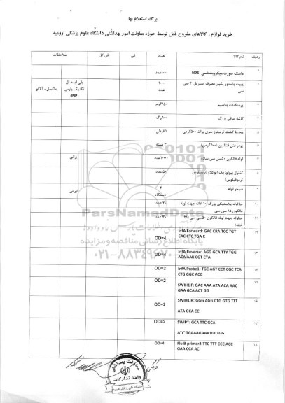 استعلام بهاء ، استعلام بهاء خرید لوازم، کالا