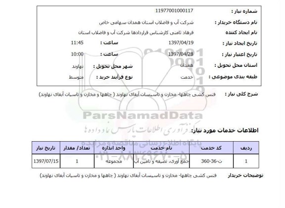 استعلام,فنس کشی چاهها...