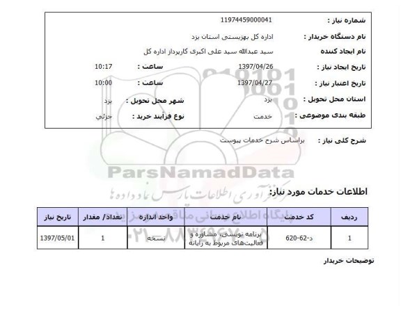 استعلام, برنامه نویسی، مشاوره فعالیت های مربوط به رایانه