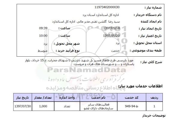 استعلام, استعلام بازرسی ...