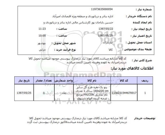 استعلام, پتو یک نفره طرح گل 