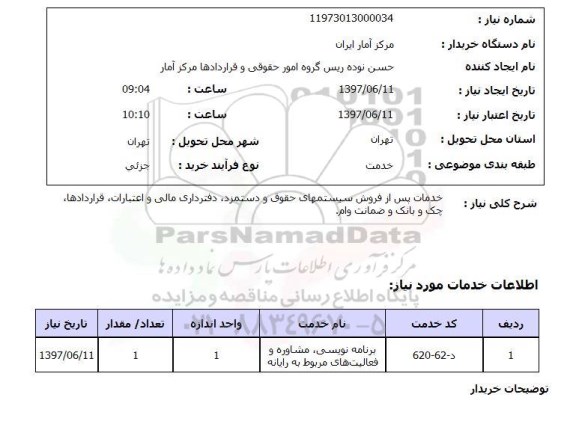 استعلام , استعلام برنامه نویسی، مشاوره و فعالیت های مربوط به رایانه ...