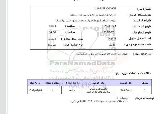 استعلام,احیای چاه