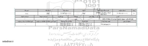 مزایده, مزایده زمین 