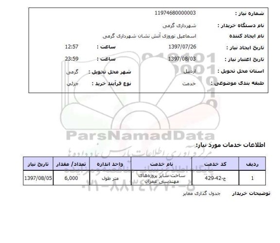 استعلام, جدول گذاری معابر 