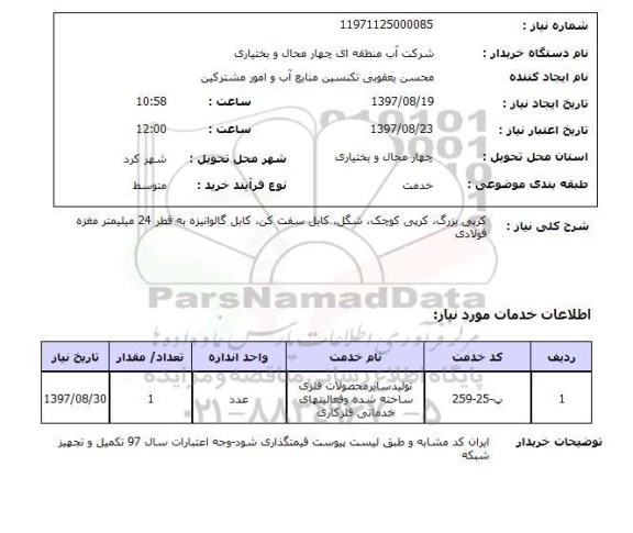 استعلام,کابل و...