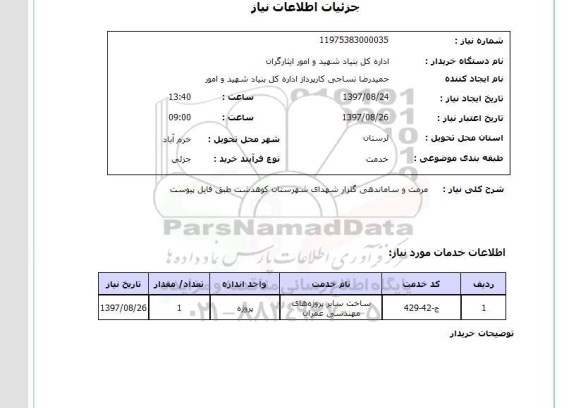 استعلام  , استعلام مرمت ...