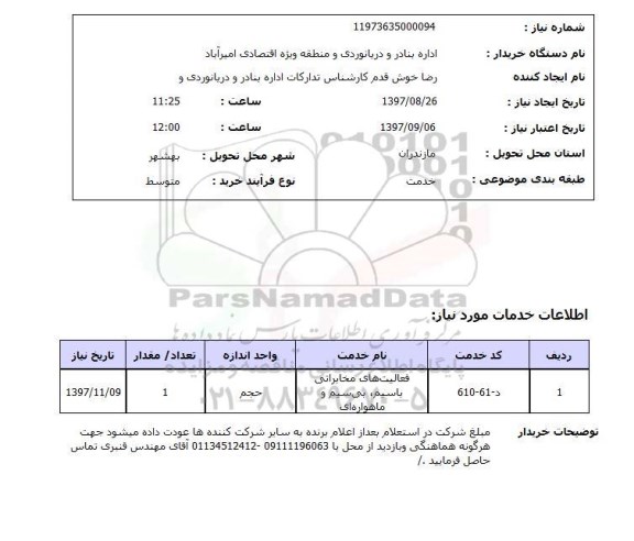 استعلام, فعالیت های مخابراتی با سیم، بی سیم و ماهواره ای 	