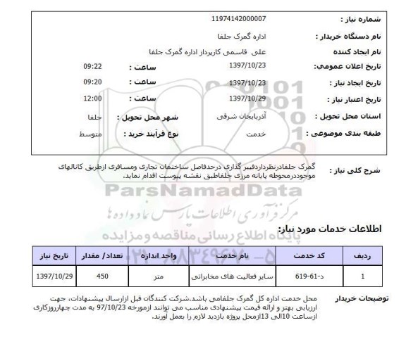 استعلام,استعلام فعالیت های مخابراتی